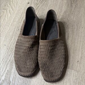 Tom Ford Brown Woven Loafers